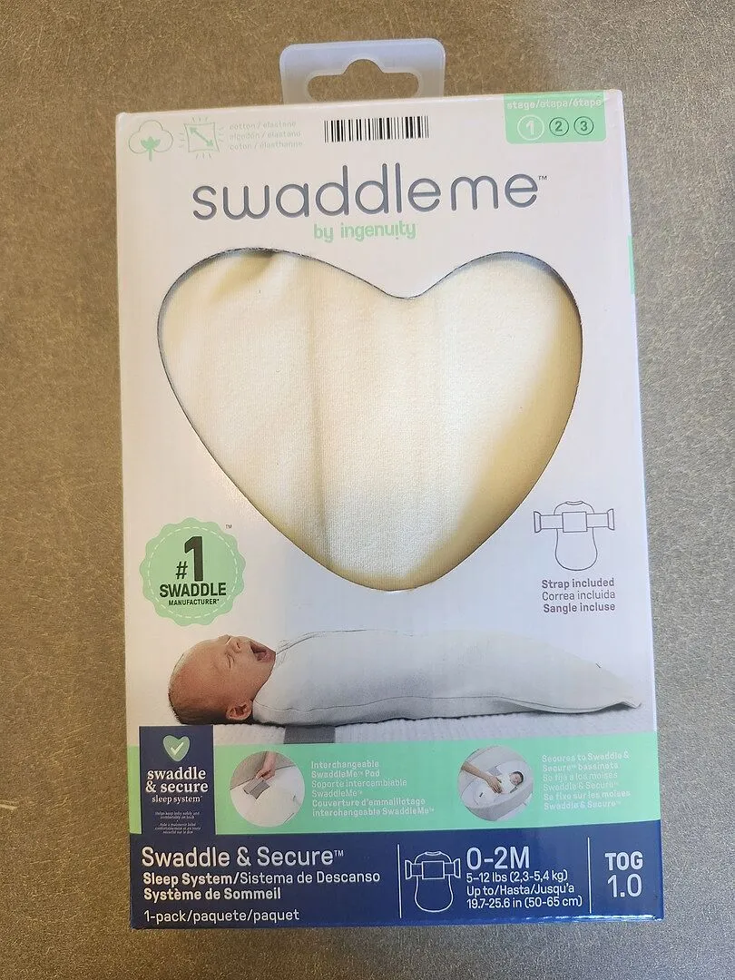 SwaddleMe Swaddle & Secure Stage 1 Pucksack Baumwolle Neugeborene