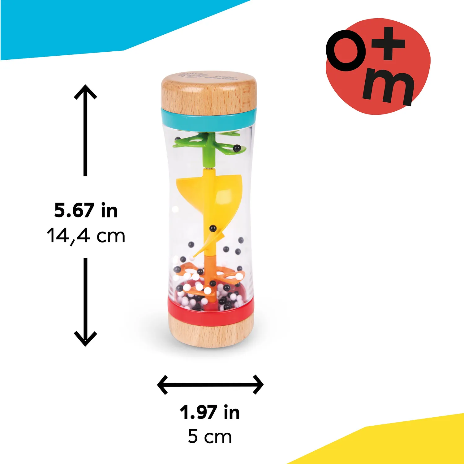 Baby Einstein Rolling Rainmaker Rassel Regenstab