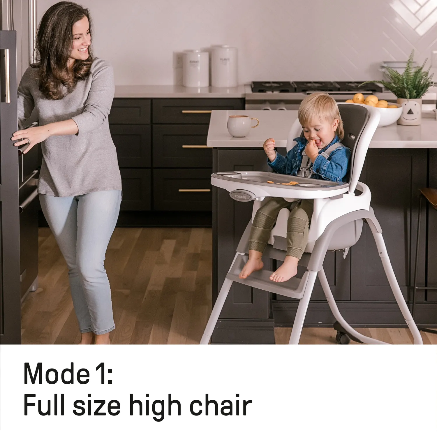 Ingenuity SmartClean Trio Elite Hochstuhl 3-in-1 slate
