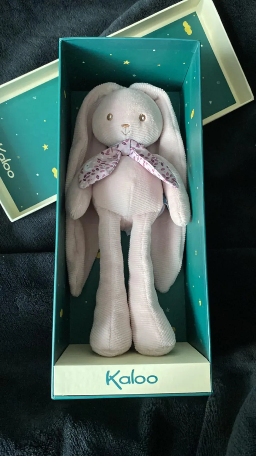 Kaloo Lapinoo Schmusetuch Hase Rosa 35 cm Geschenkbox