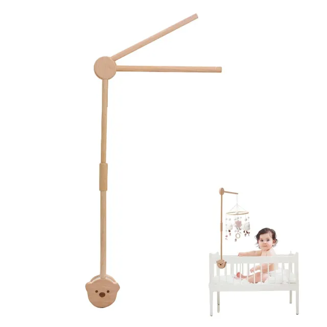 let's make Bär Mobile-Halter Holz höhenverstellbar