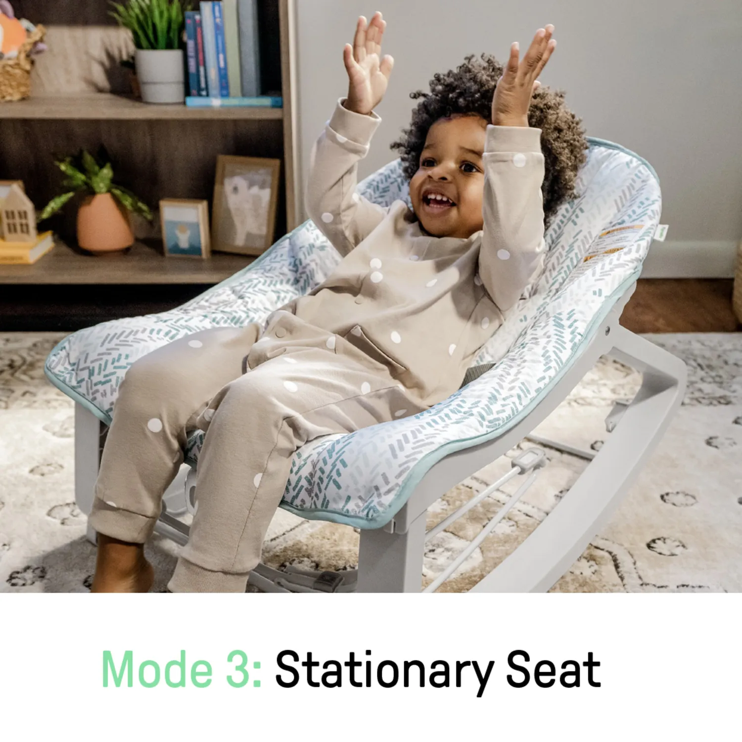 Ingenuity Keep Cozy 3-in-1 Babywippe Lily bis 18 kg mit Vibration