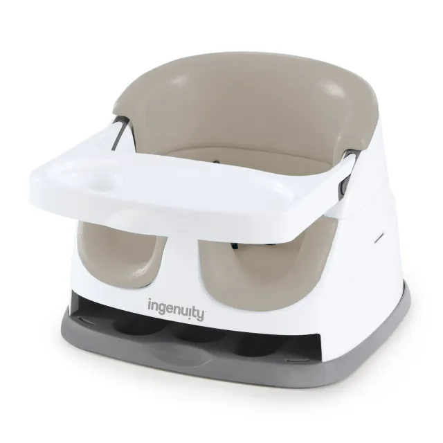 Ingenuity Baby Base Boostersitz 2-in-1 Cashmere mit Tablett
