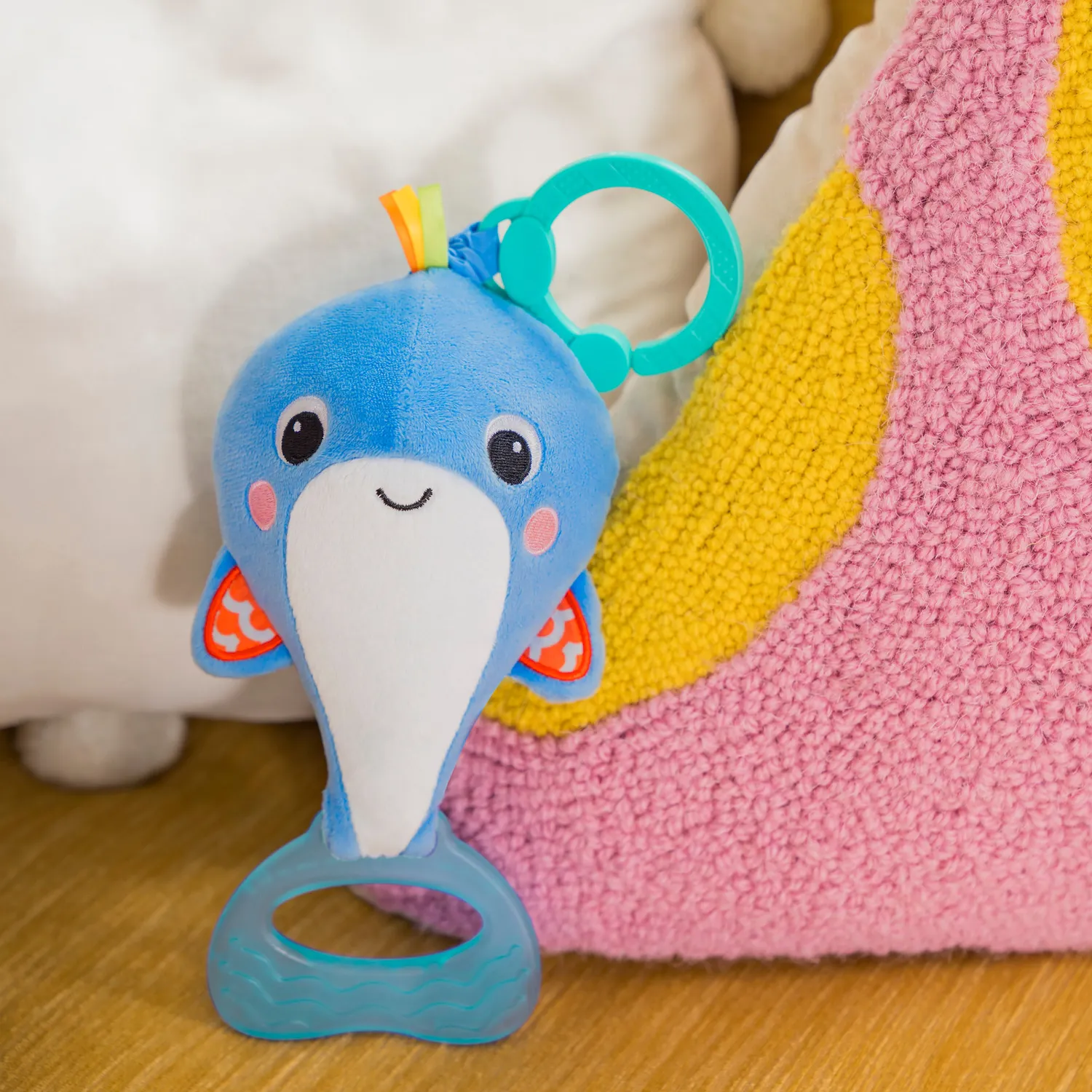 Bright Starts Whale-a-roo Kuscheltier Wal Vibration