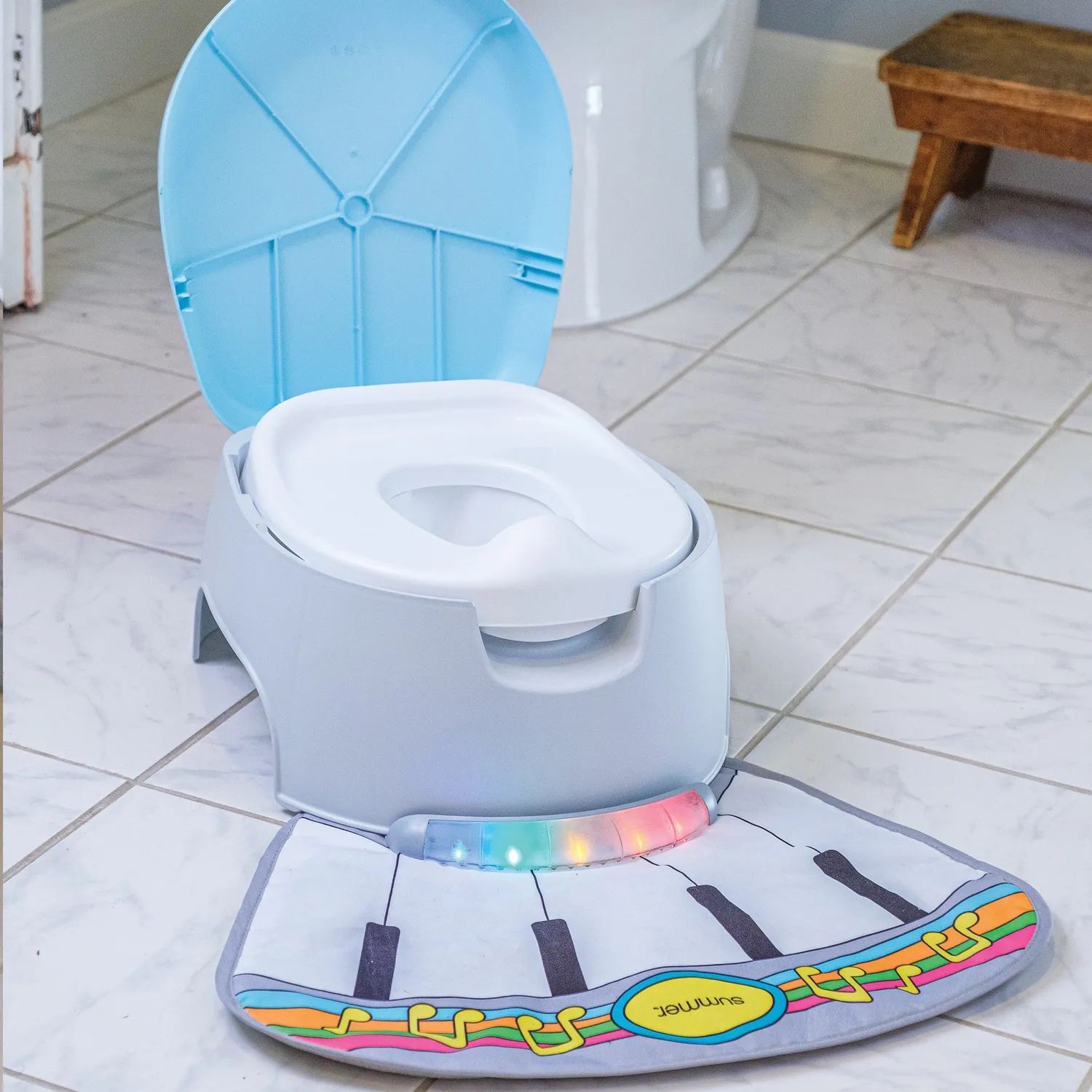 Summer 3-in-1 Sit N Play Töpfchen mit Musik Tritthocker