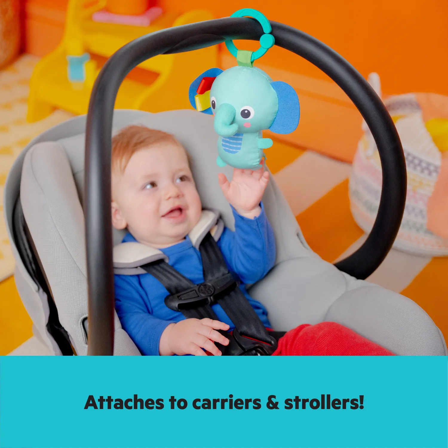 Bright Starts Wild Wiggles Spielbogen grün waschbar