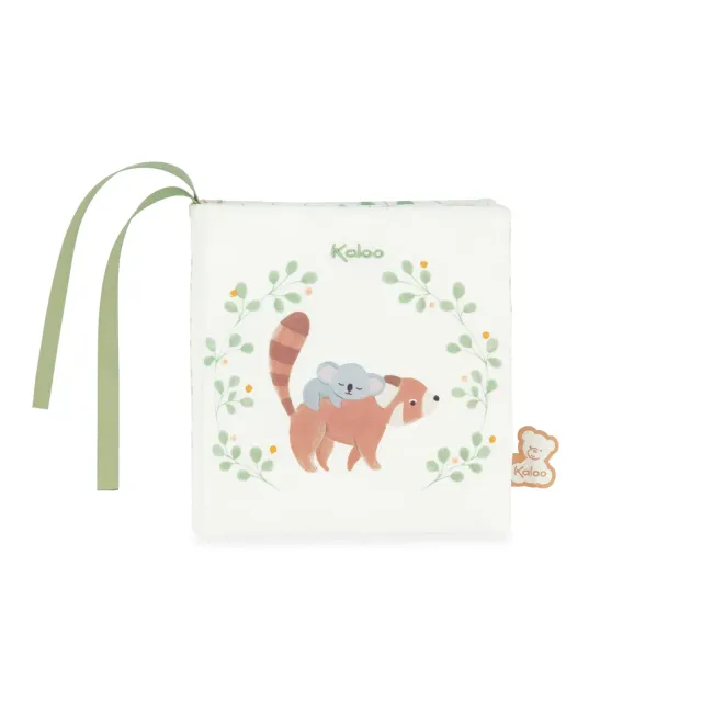Kaloo Stimuli Stoffbilderbuch Roter Panda Koala 14 cm