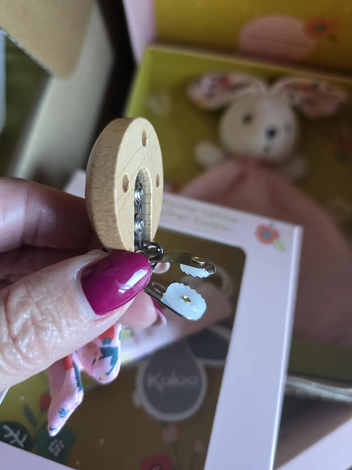 Kaloo K'Doux Geschenkset Hase 3-teilig Taubendruck