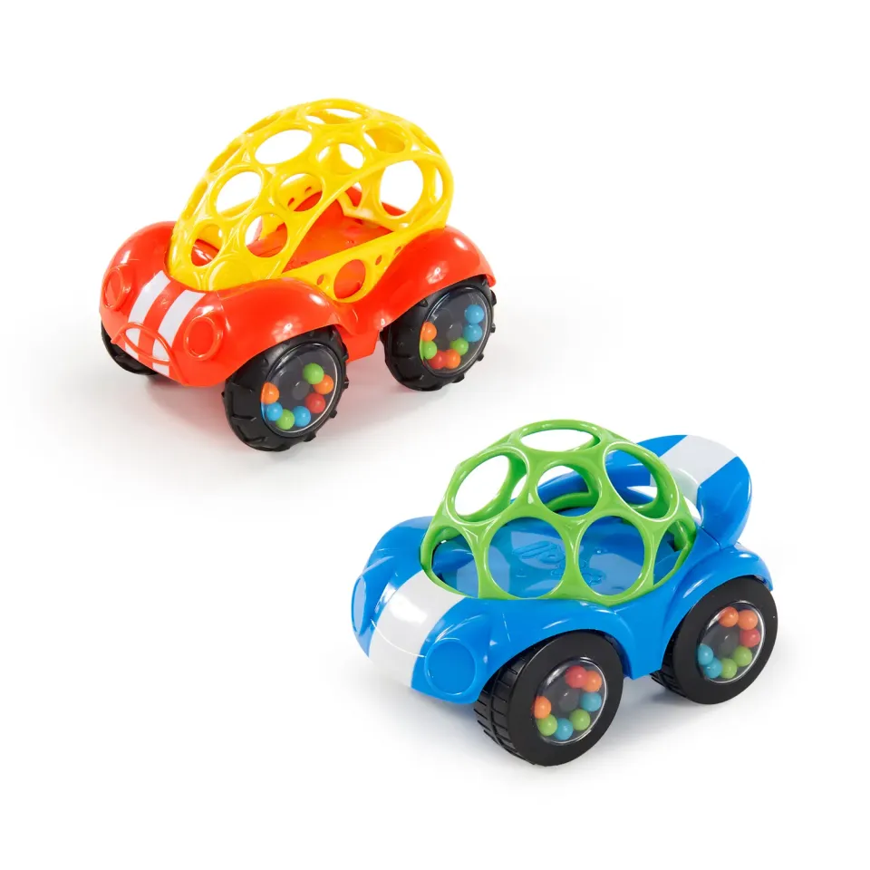 Oball Rattle & Roll Schiebeauto Rassel Greifbar