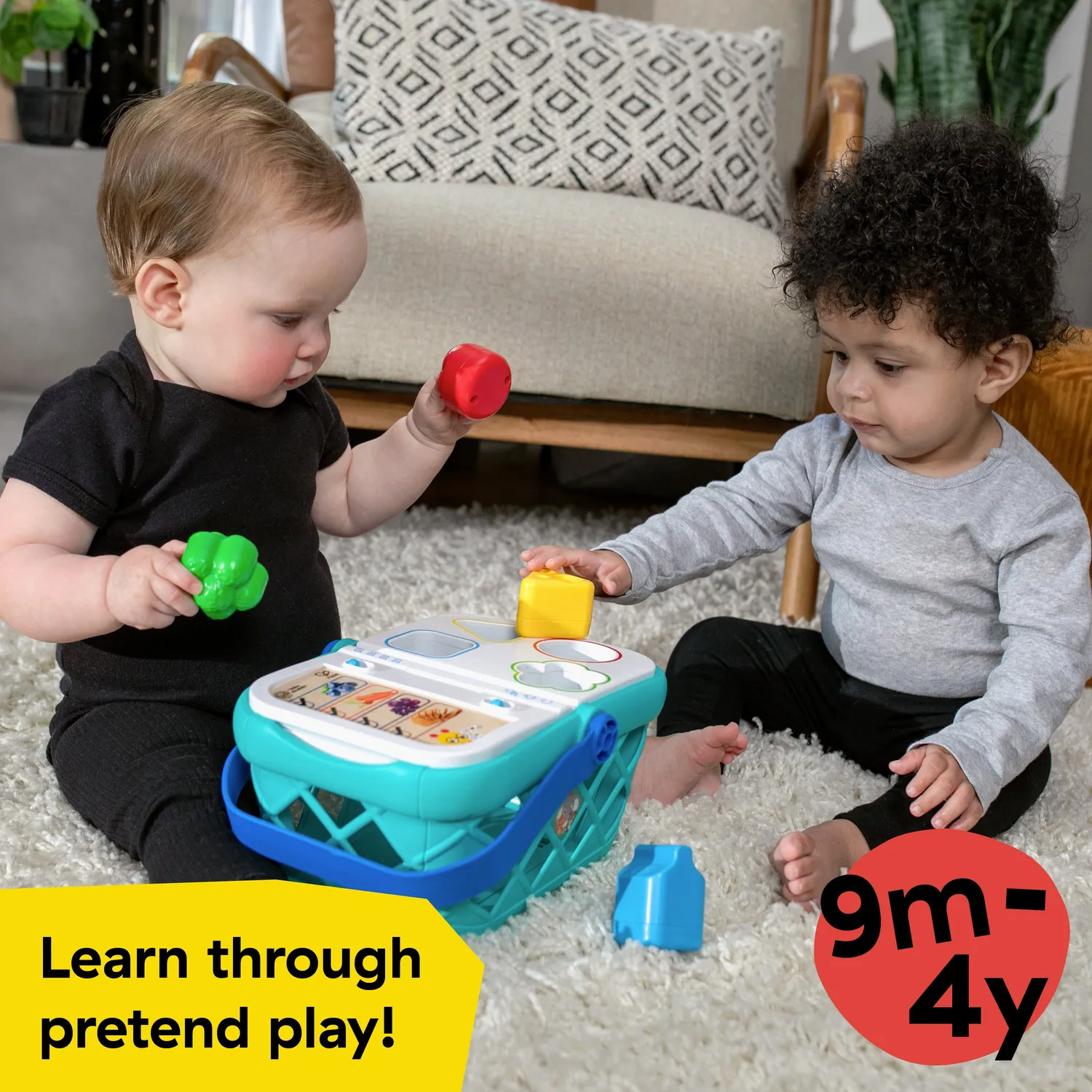 Baby Einstein Magic Touch Einkaufskorb Holz 4-teilig