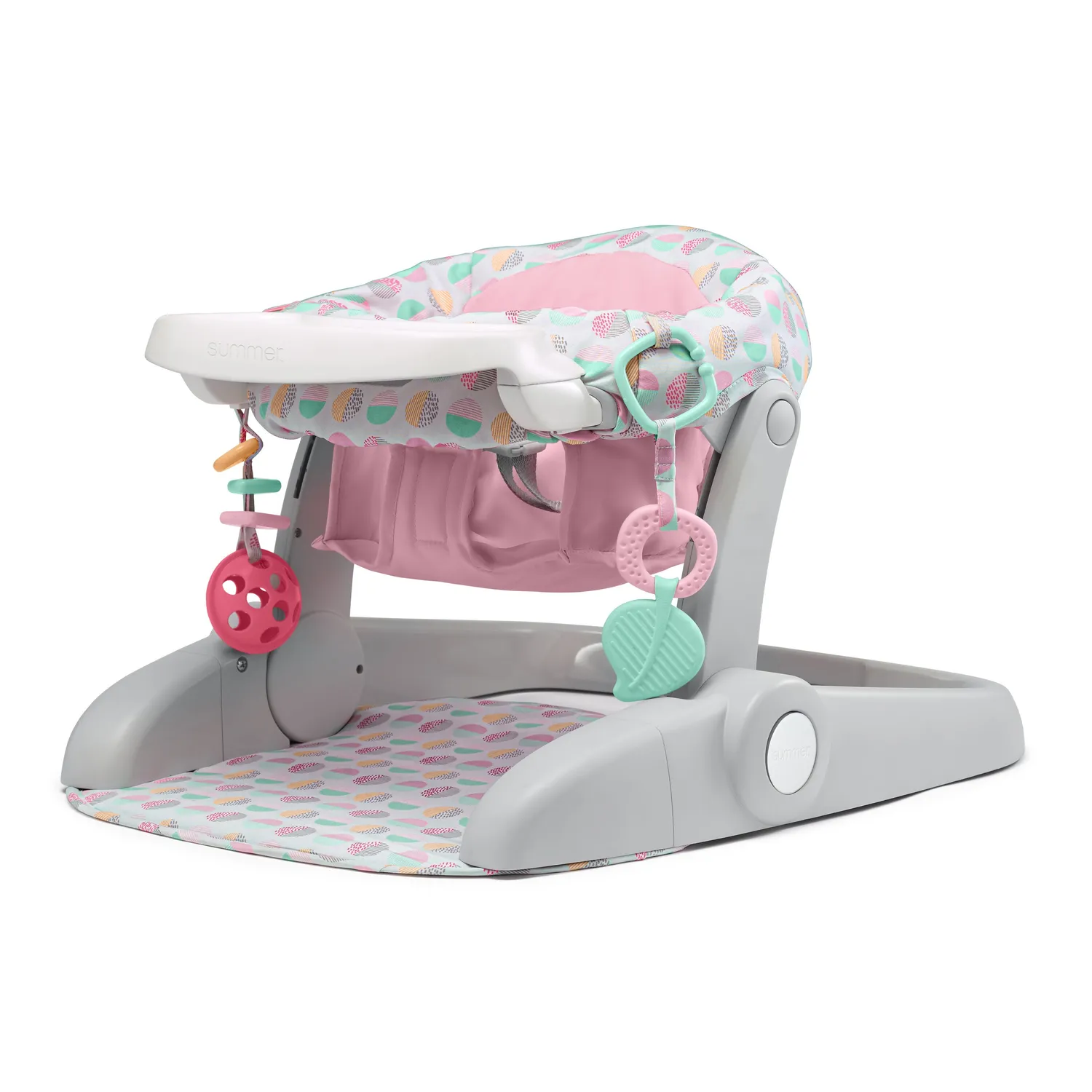 Summer Learn-to-Sit Sweet-and-Sour Babysitz Pink 3-Positionen