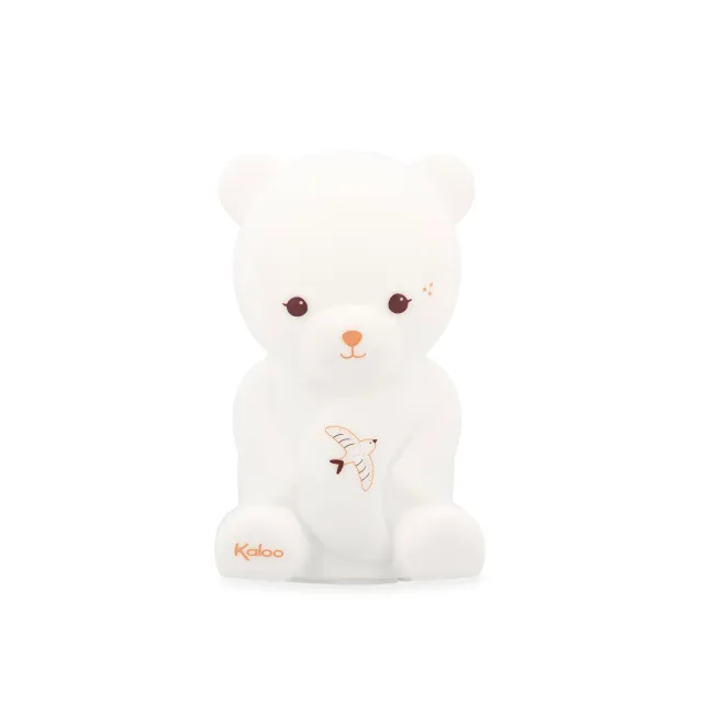 Kaloo Home Bär L LED-Nachtlicht Silikon weiß