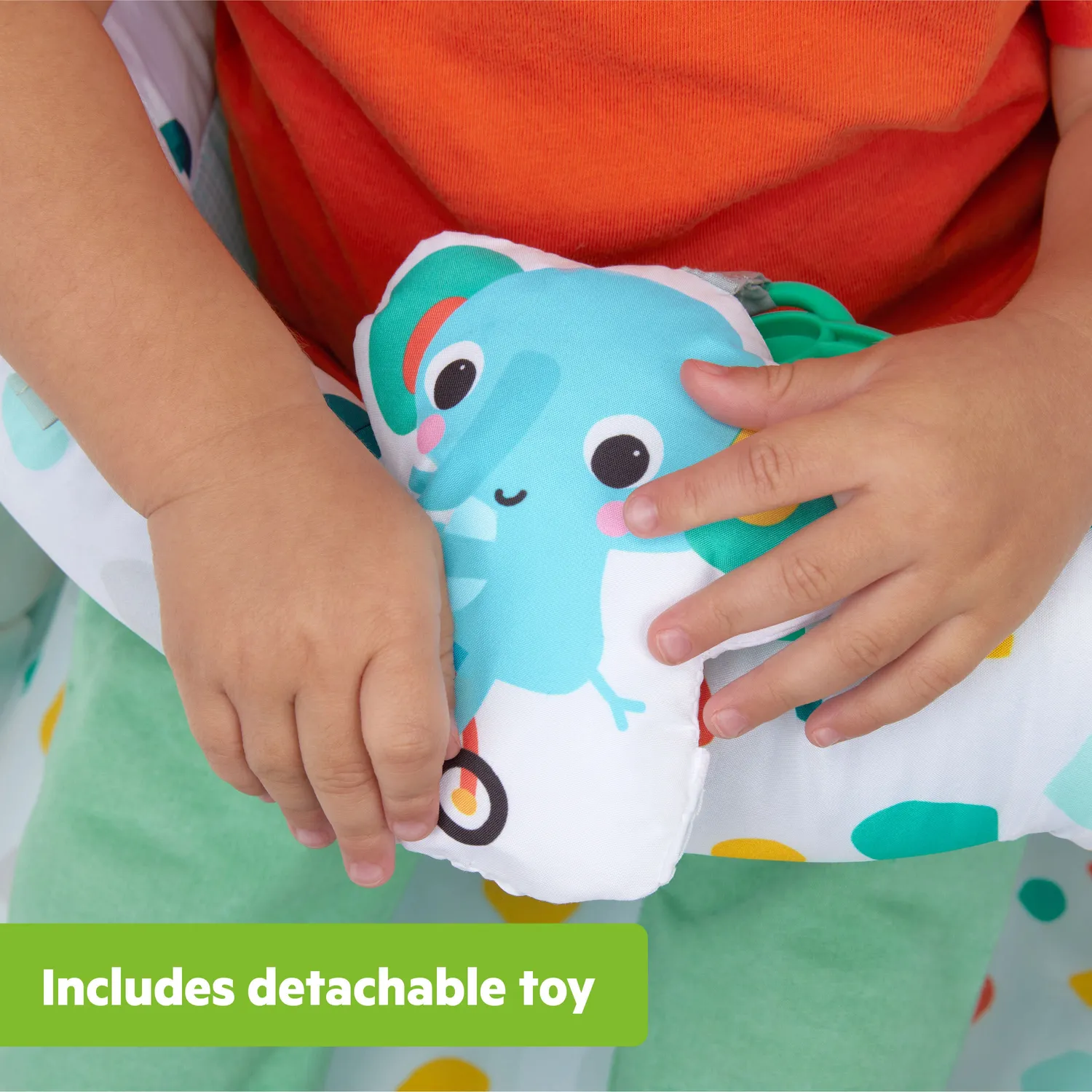 Bright Starts Learn-to-Sit 2-Position Babysitz mit Elefant