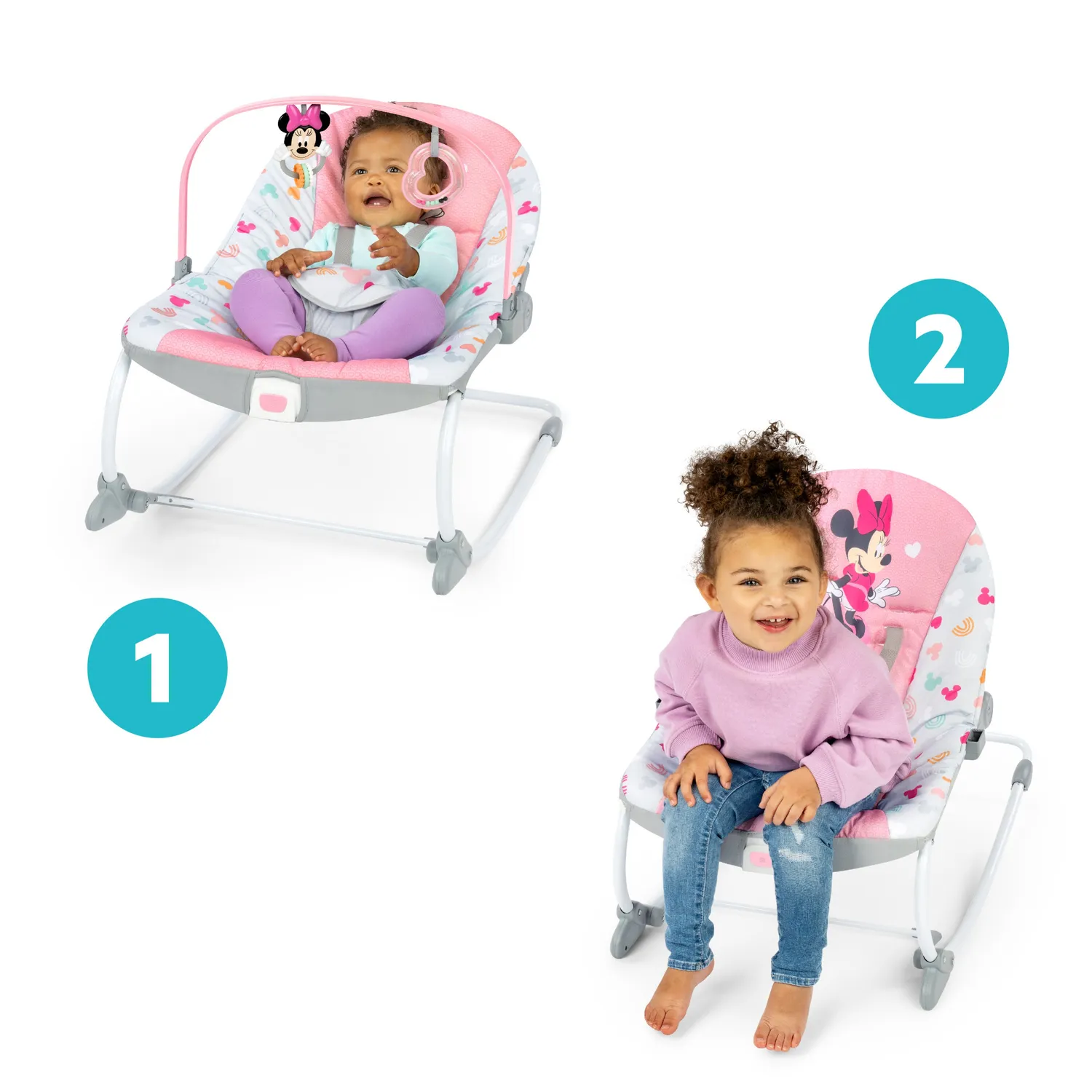 Disney Baby Minnie Mouse Forever Besties Babyliege Vibration