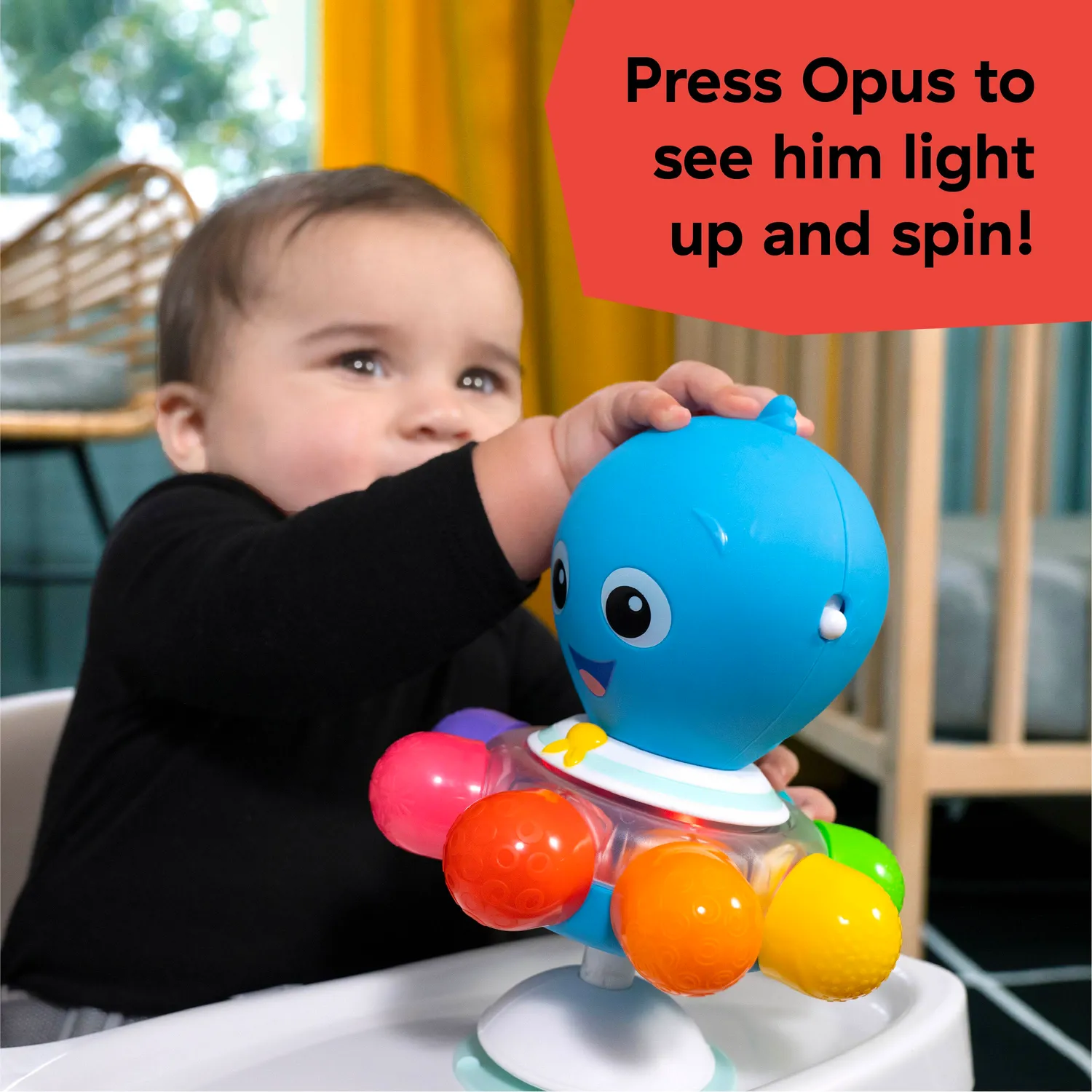 Baby Einstein Ocean Explorers Opus Spin Saugnapfspielzeug