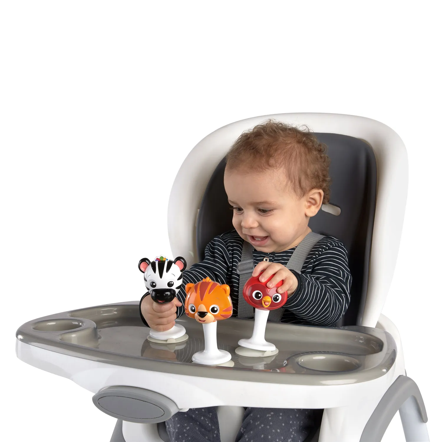 Baby Einstein Rattle & Jingle Trio Rasselset Saugnapf