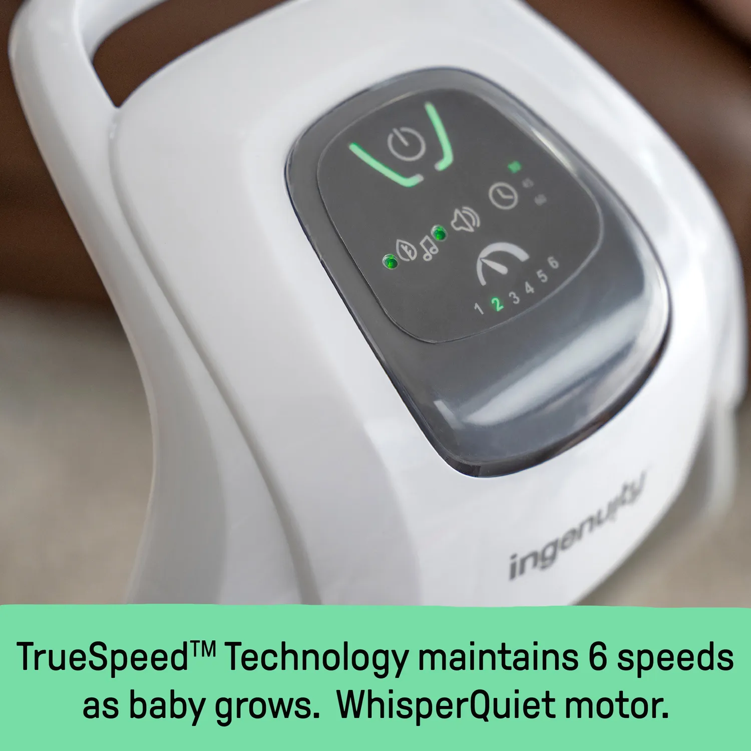 Ingenuity SimpleComfort Babyschaukel Everston drehbar weißes Rauschen