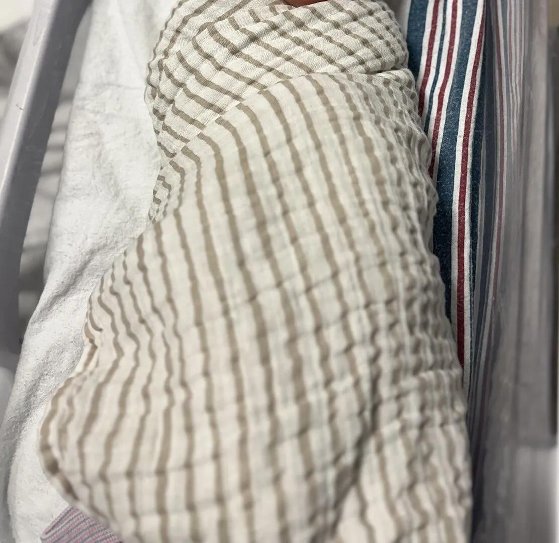 SwaddleMe First Moments Musseldecke & Mütze Set 4-tlg oeko-tex
