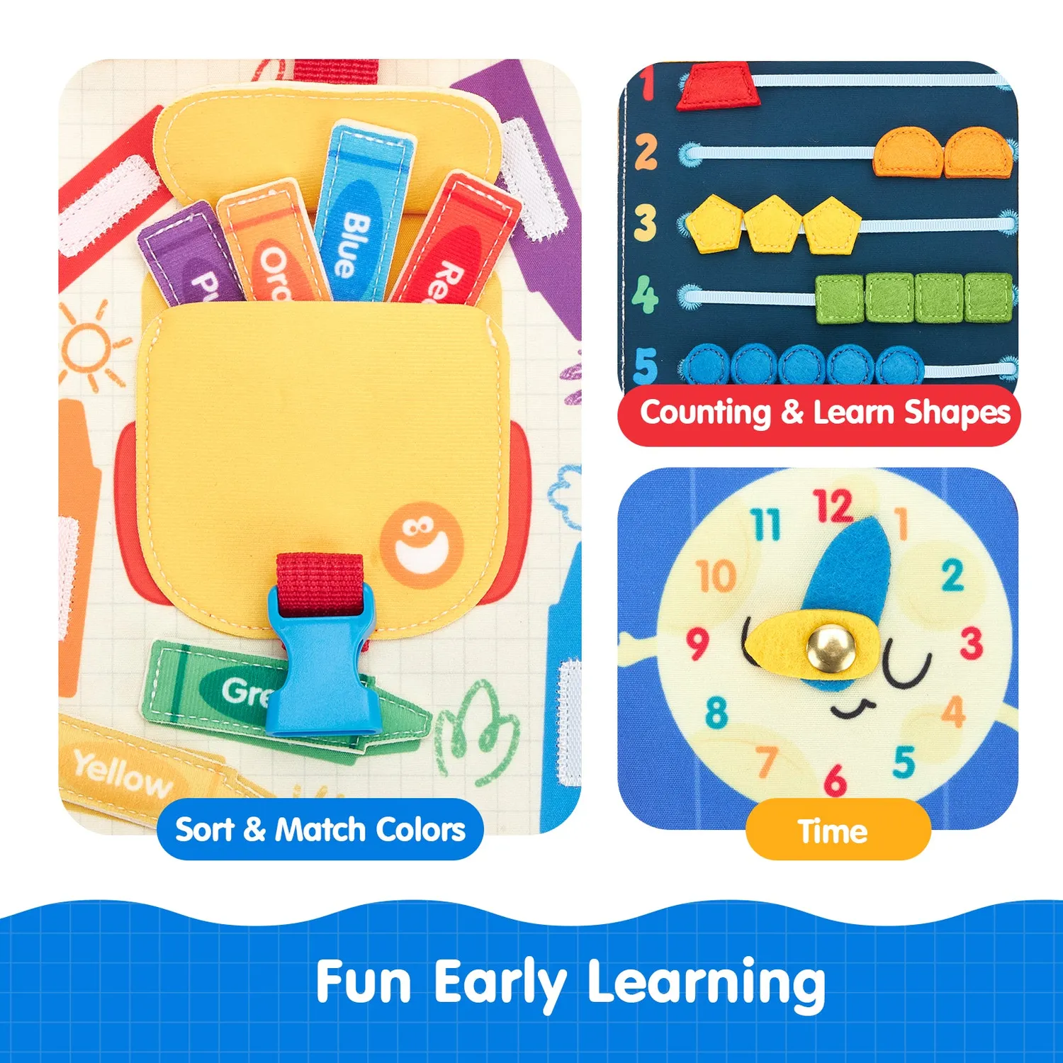 hahaland First Day of School Busy Book quiet