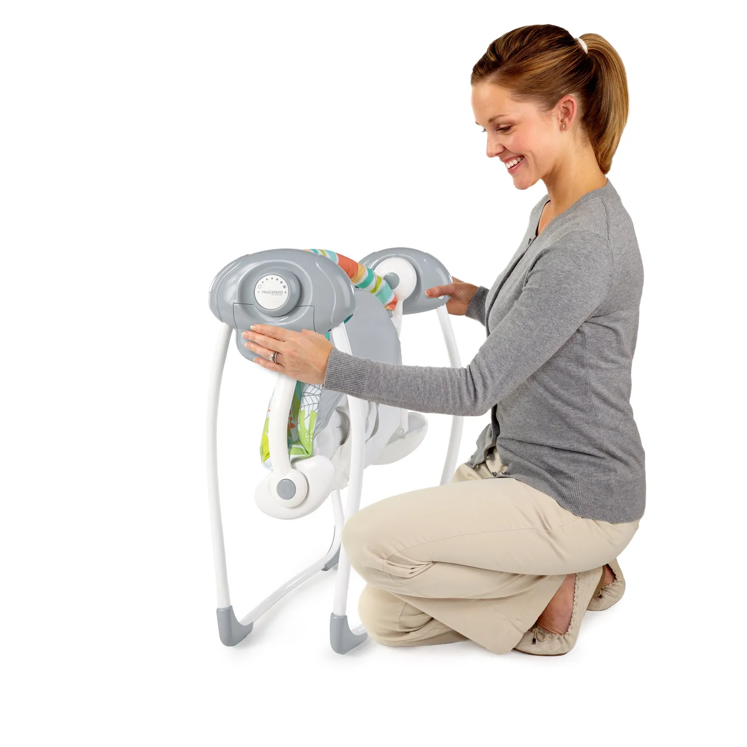 Bright Starts Rainforest Vibes Babyschaukel 6-Stufen faltbar