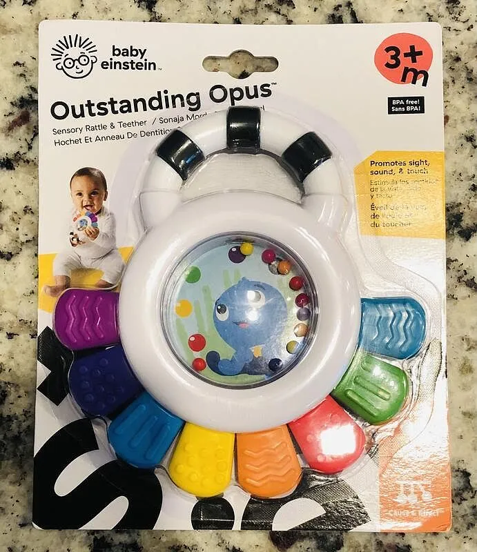 Baby Einstein Outstanding Opus Beissring Rassel Oktopus