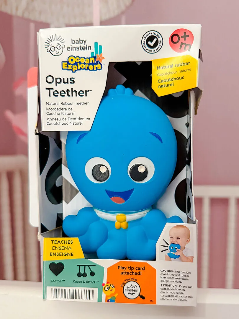Baby Einstein Opus Beissring Naturkautschuk Oktopus ab 0 Monaten
