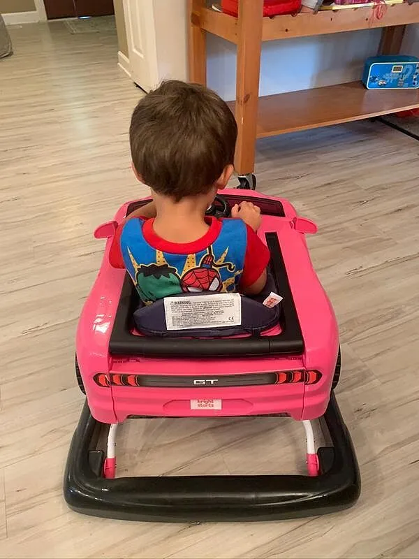 Bright Starts Ford Mustang 4-in-1 Lauflerner rosa Sound