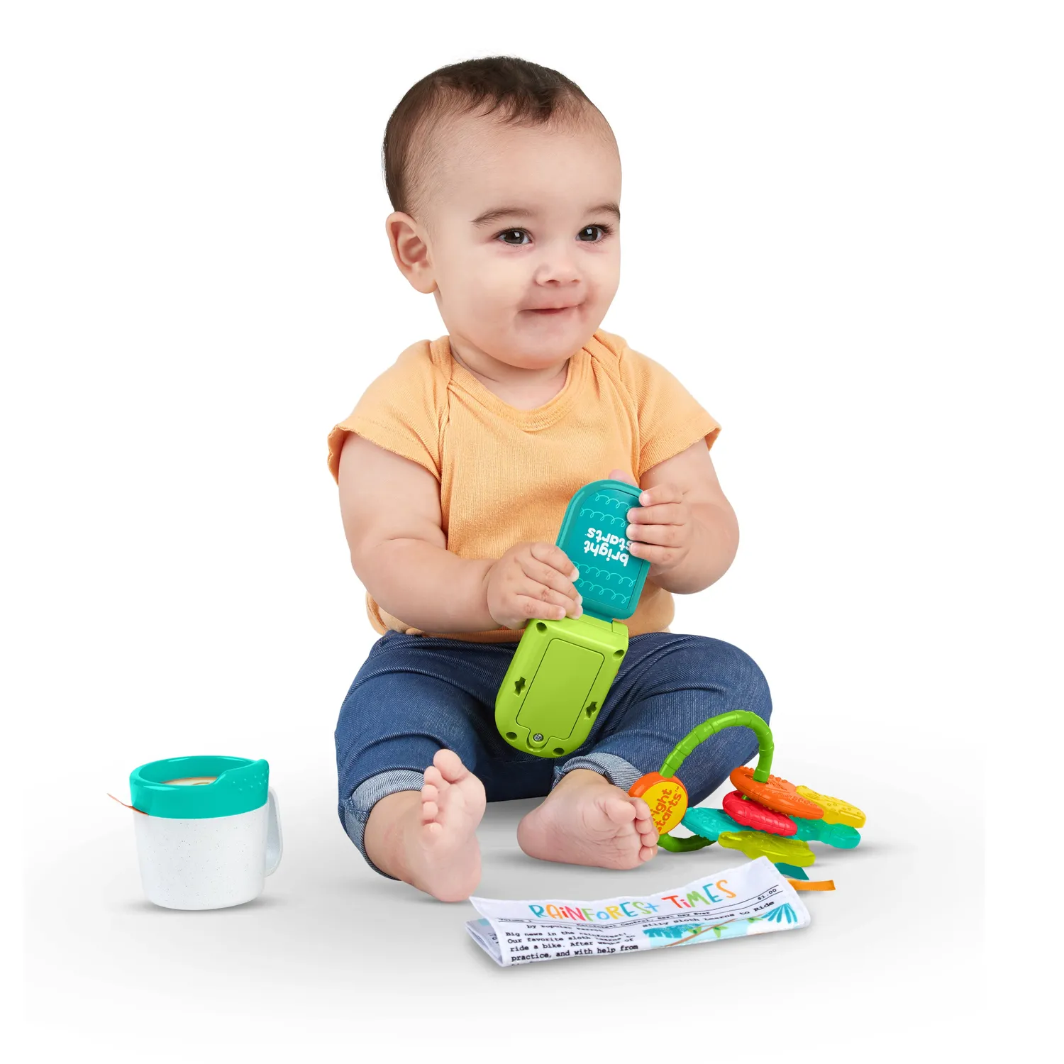 Bright Starts Morning Routine Spielset 4-teilig ab 3 Monate