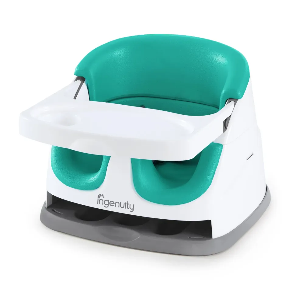 Ingenuity Baby Base 2-in-1 Boostersitz Ultramarine Green mit Tablett