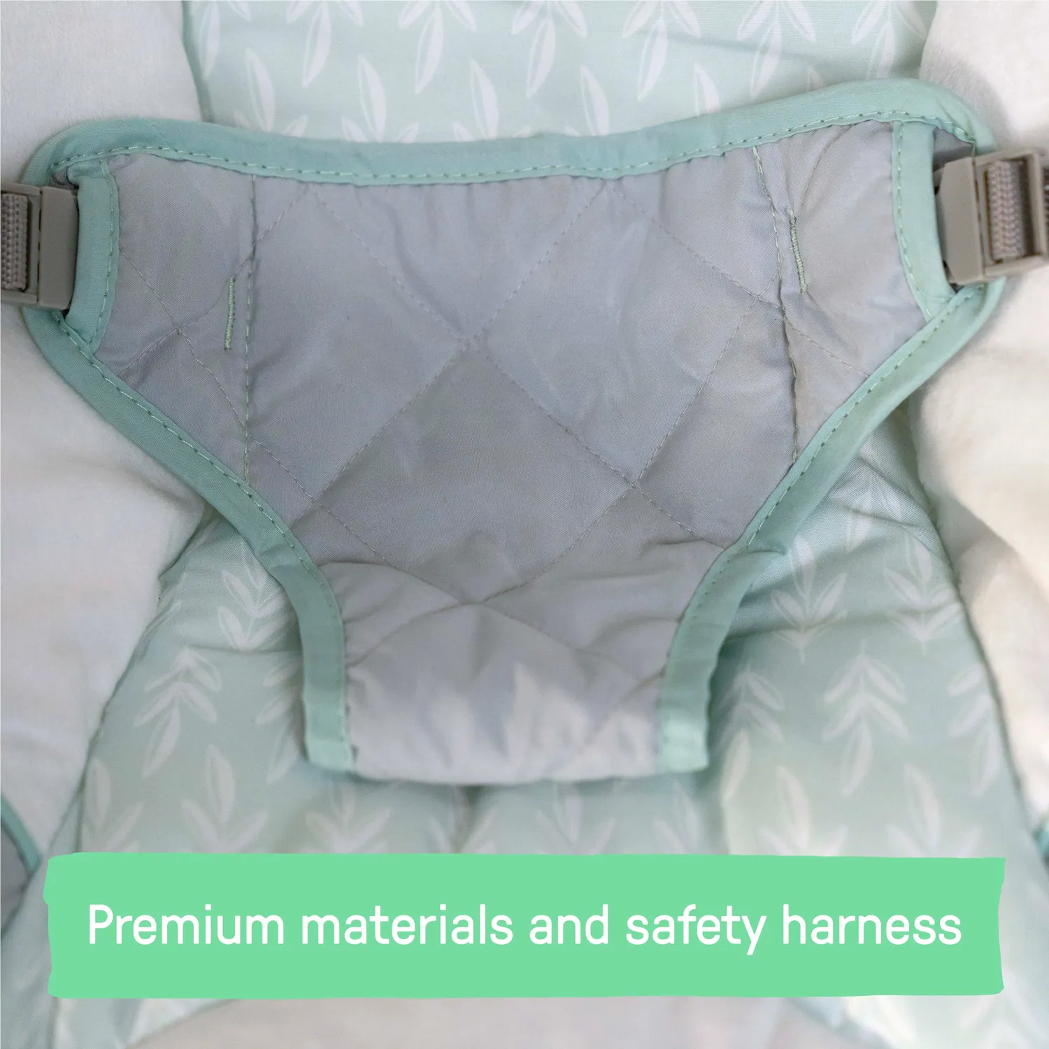 Ingenuity Cozy Spot Babywippe Bouncer mit Holz