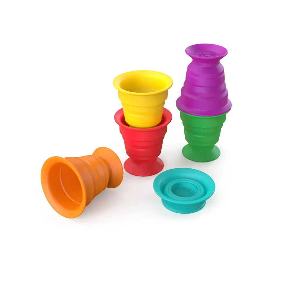 Baby Einstein Stack & Squish Cups Stapelbecher 6tlg BPA-frei