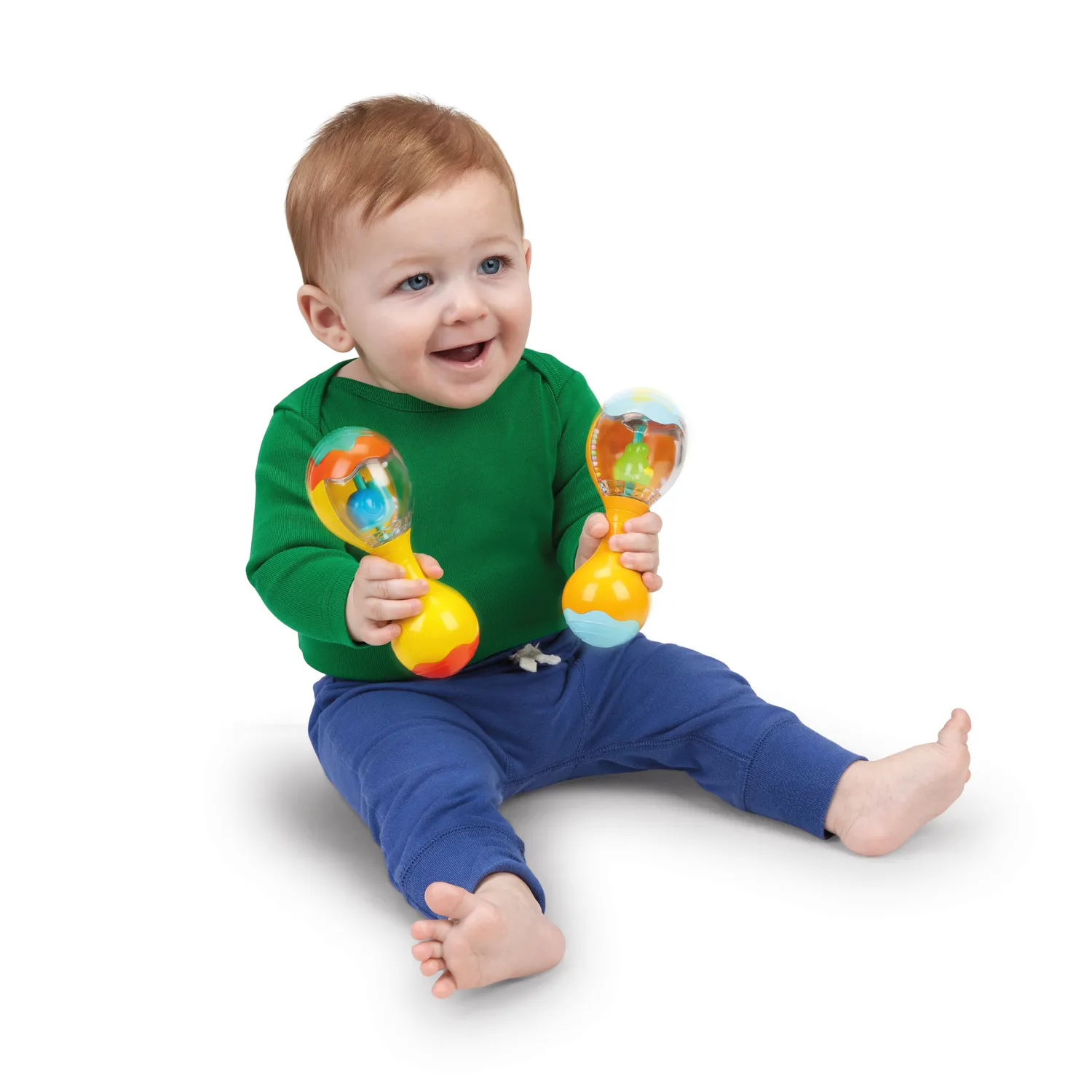 Bright Starts Rockin' Maracas Rassel 2er-Set sanft