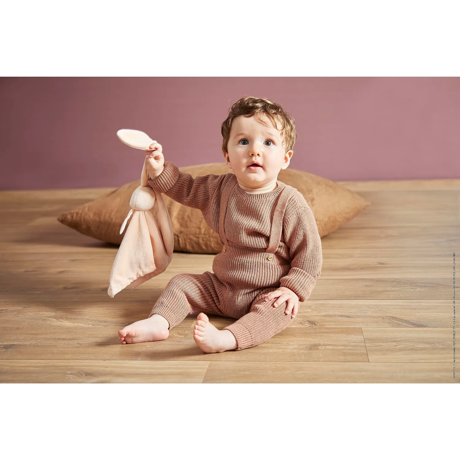 Kaloo Lapinoo Hasen-Kuscheltuch pfirsich 30 cm weich