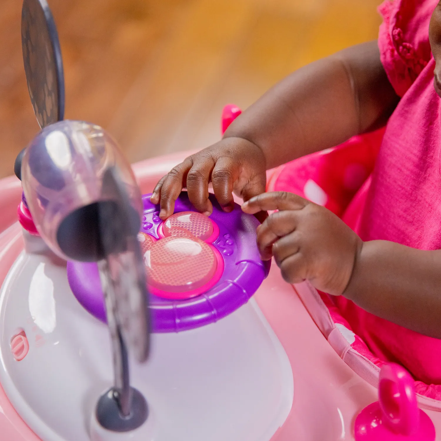 Bright Starts Minnie Mouse Go Go Bows Lauflernwagen pink