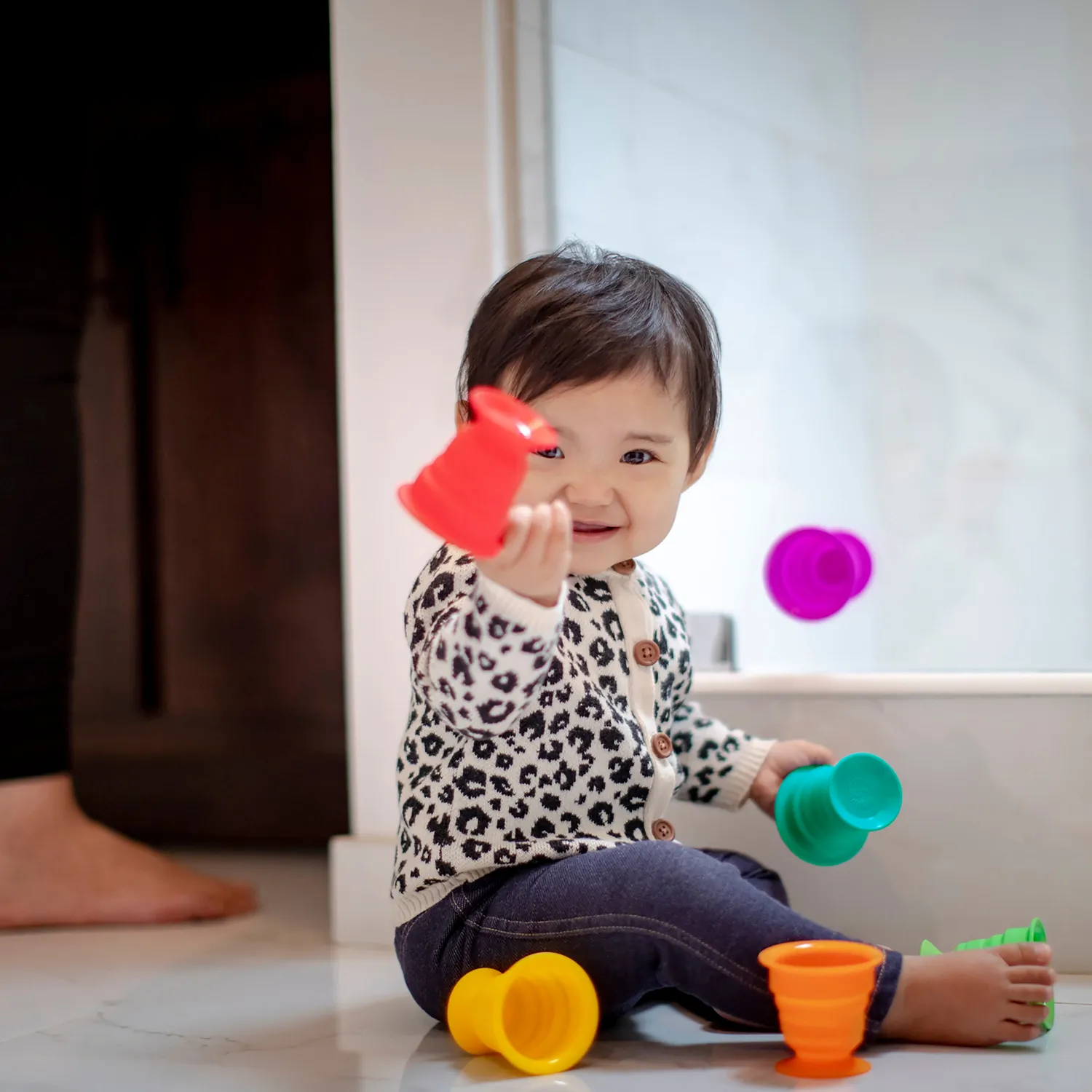 Baby Einstein Stack & Squish Cups Stapelbecher 6tlg BPA-frei