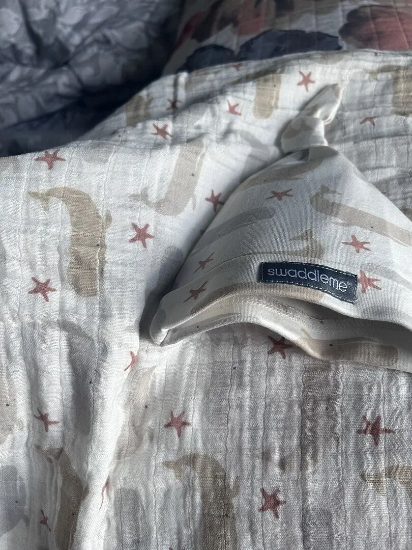 SwaddleMe First Moments Musseldecke & Mütze Set 4-tlg oeko-tex