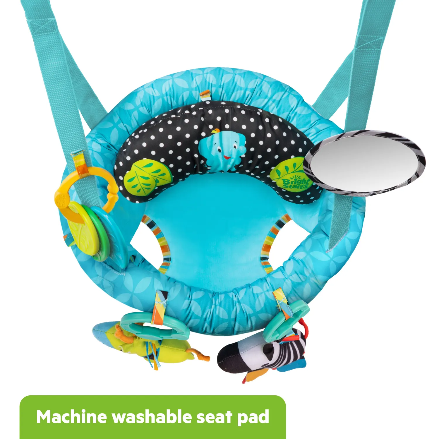 Bright Starts Bounce N Spring Türhopser Deluxe mit Spielzeug