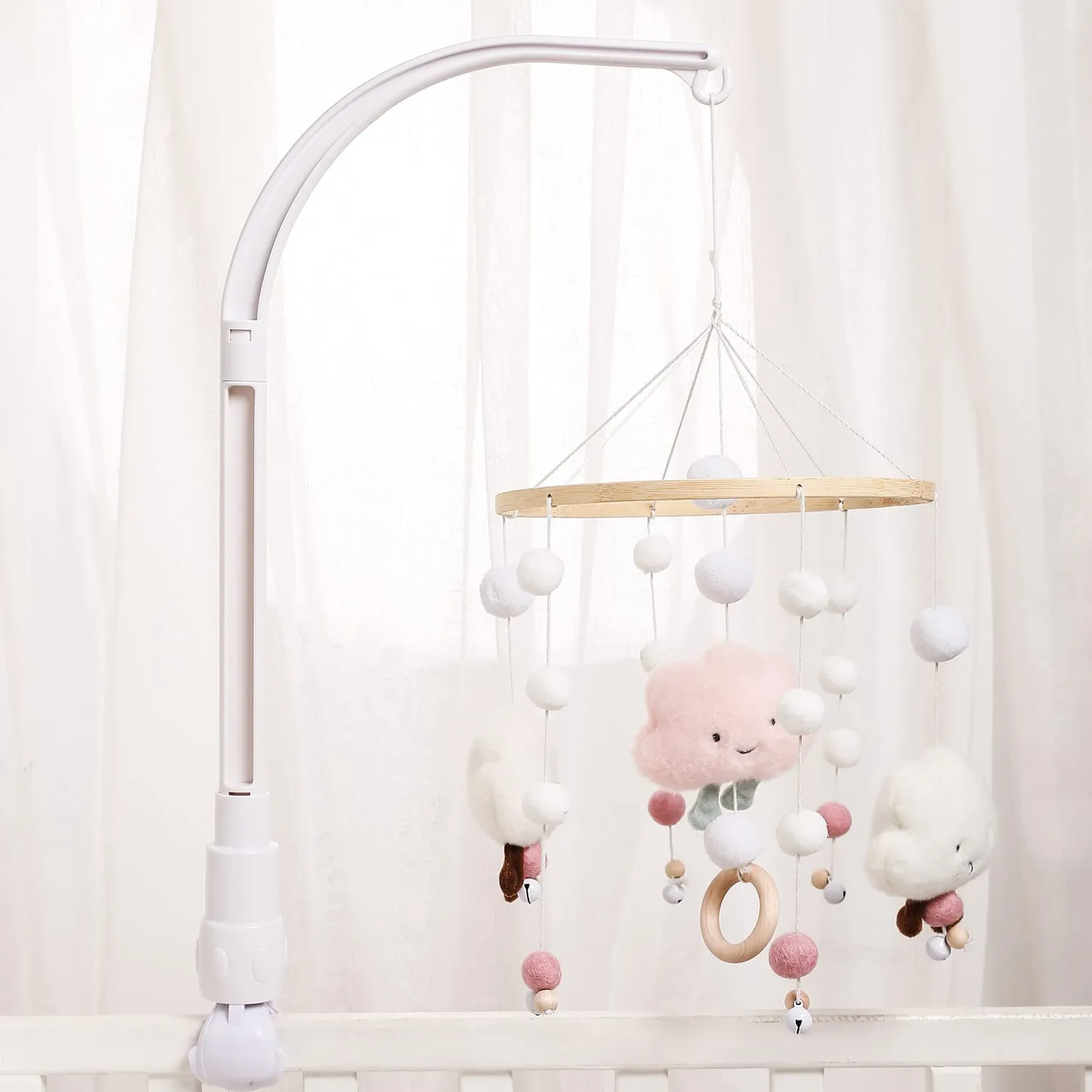 let's make Mobile Halterung 58 cm Set 1 weiß