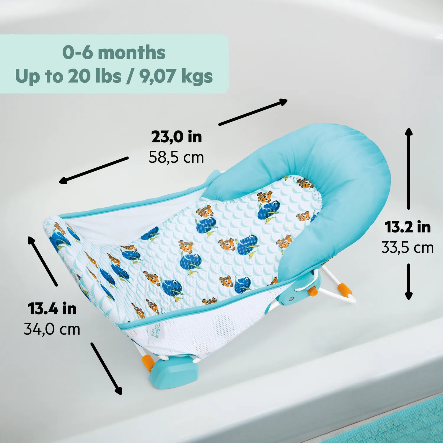 Bright Starts Finding Nemo FoldAway Badesitz 2-Positionen