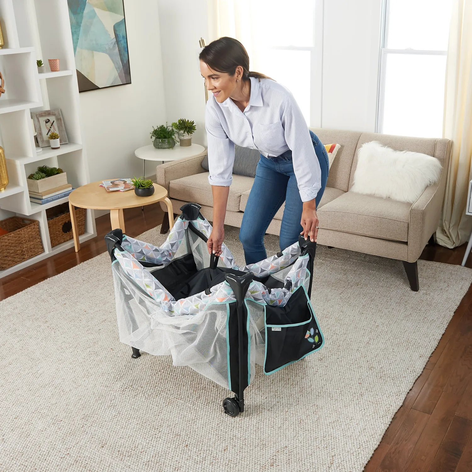 Ingenuity Smart & Simple Bryant Reisebett mit Wickeltisch