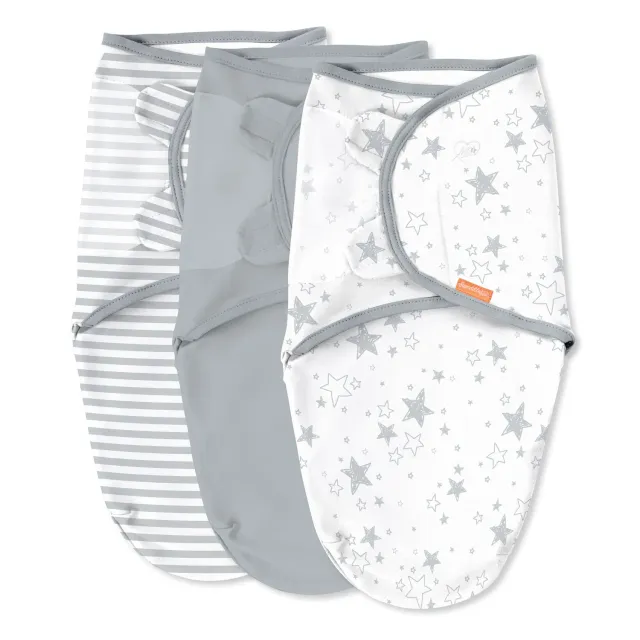 SwaddleMe Original Pucktuch SM 0-3 Monate Twinkle Twinkle 3er