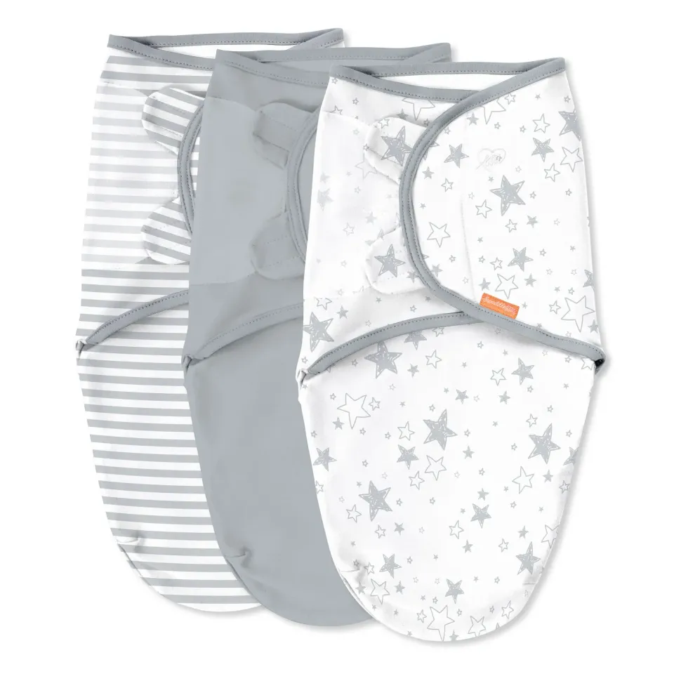 SwaddleMe Original Pucktuch SM 0-3 Monate Twinkle Twinkle 3er