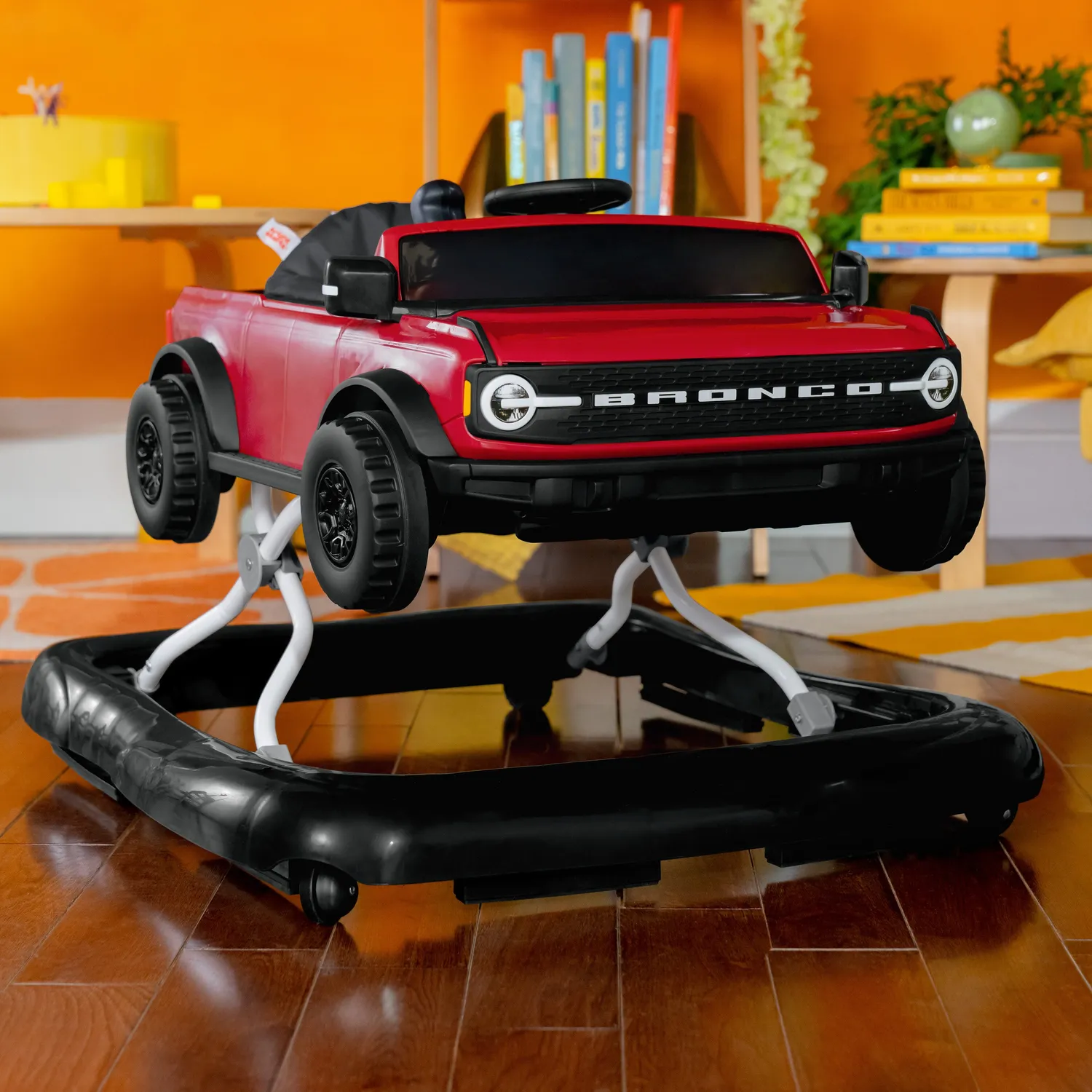 Bright Starts Ford Bronco 4-in-1 Lauflernwagen Race Red Baby