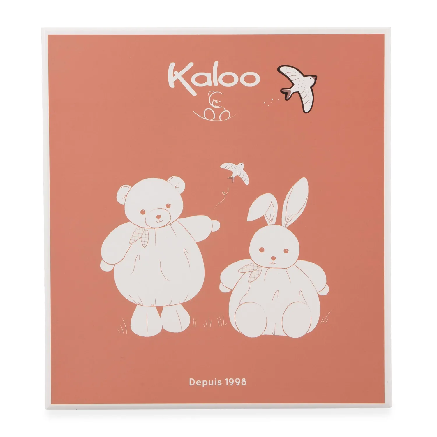 Kaloo K214018 Schmusetuch Hase Rosa 25 cm