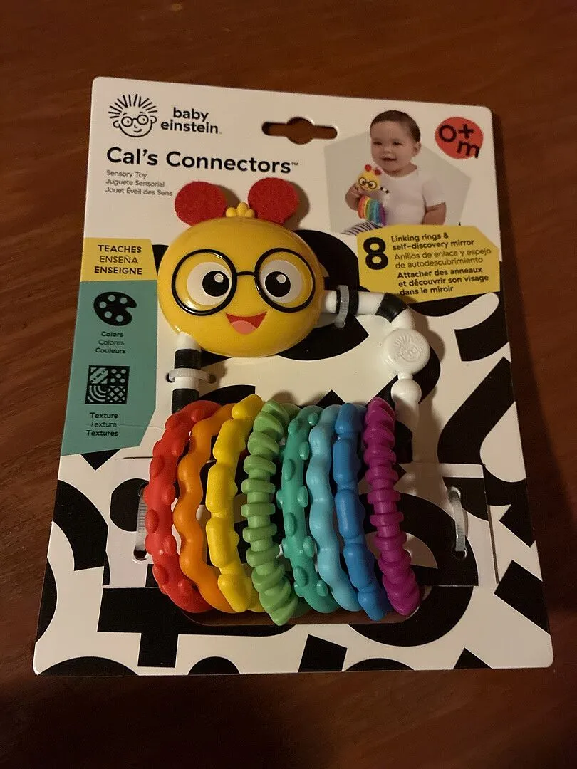 Baby Einstein Cal's Connectors Greifringe 8 Stück bunt