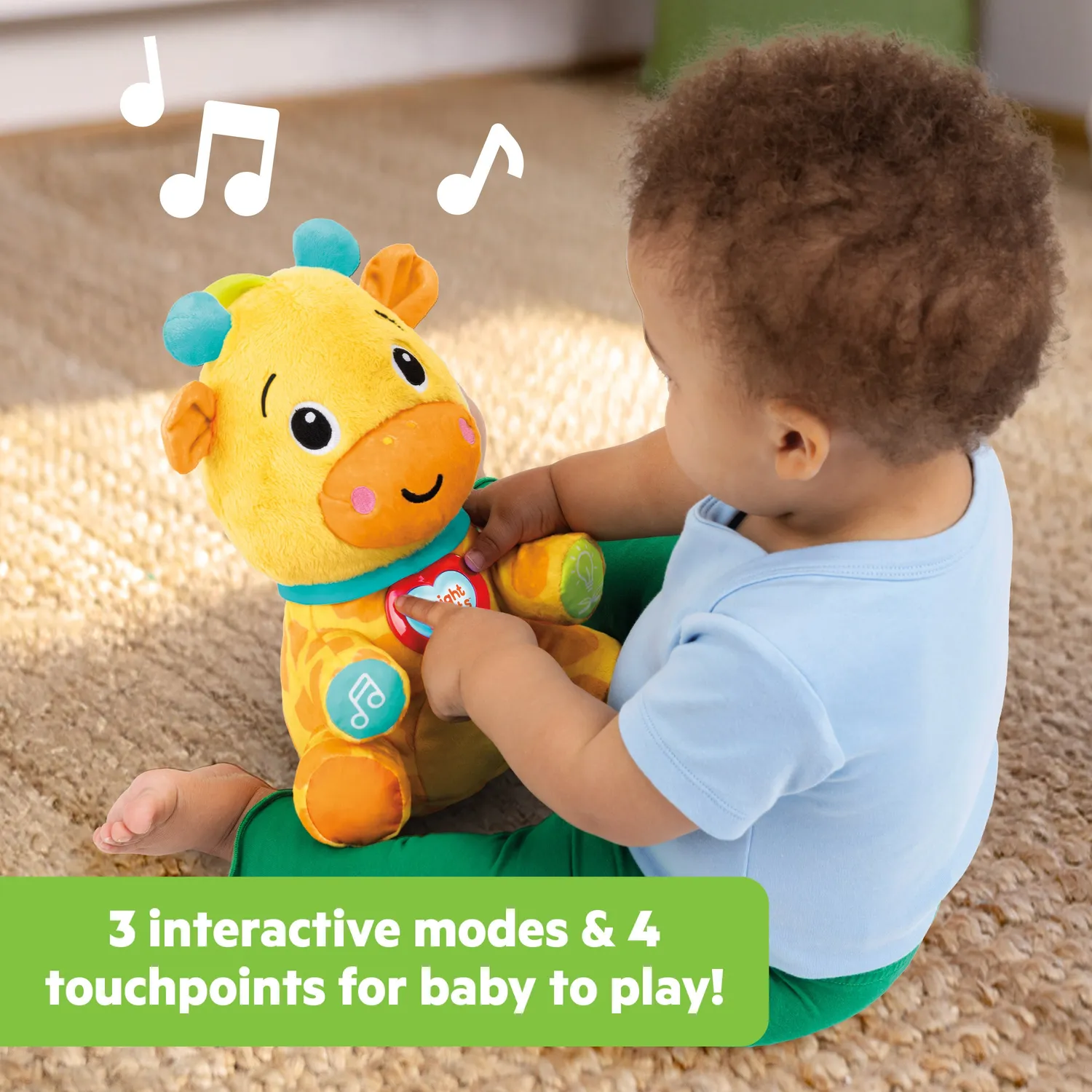Bright Starts Chat & Cuddle Plüsch-Giraffe Musik