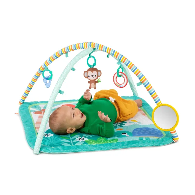 Bright Starts Palm Party Spieldecke Activity-Gym neutral