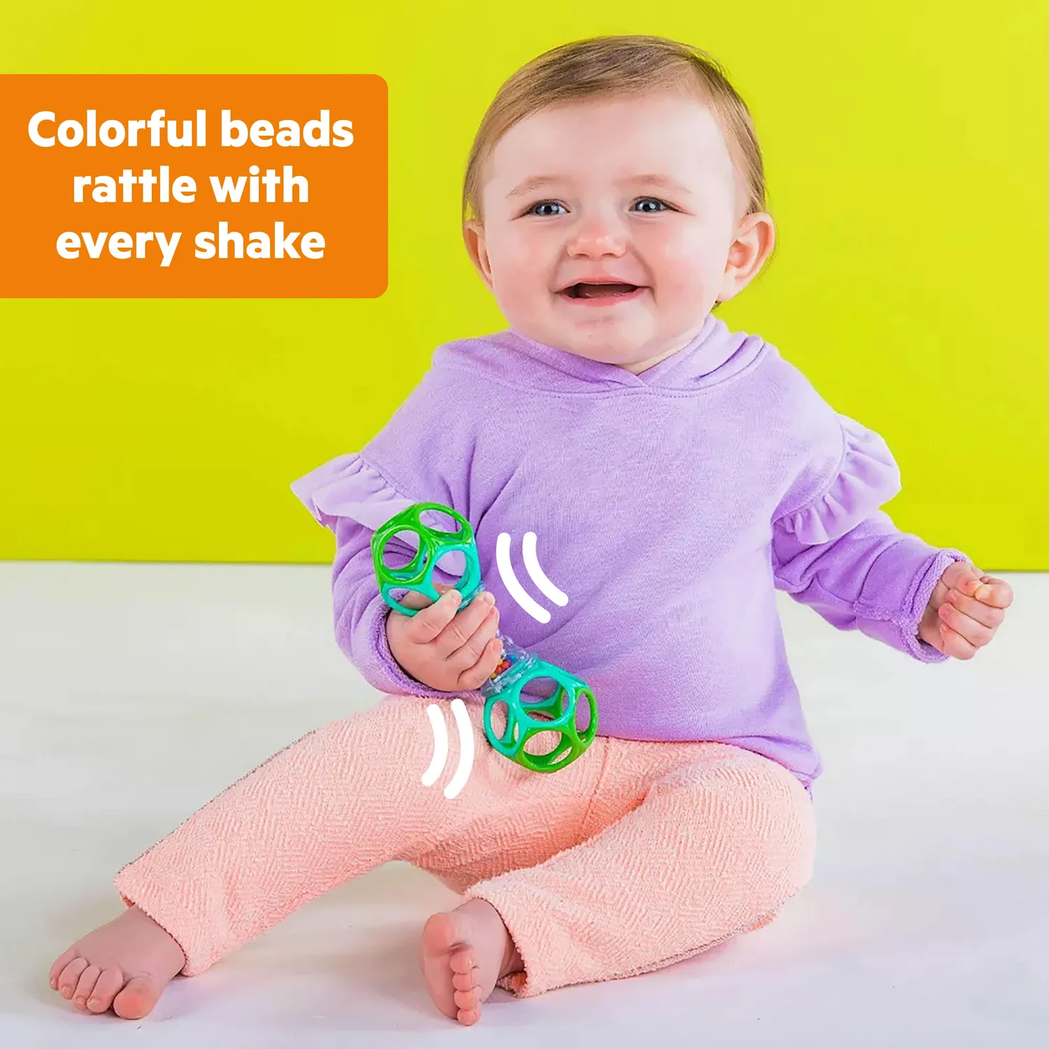 Bright Starts Wobble & Rattle Ball-Spielset 2er mit Sound