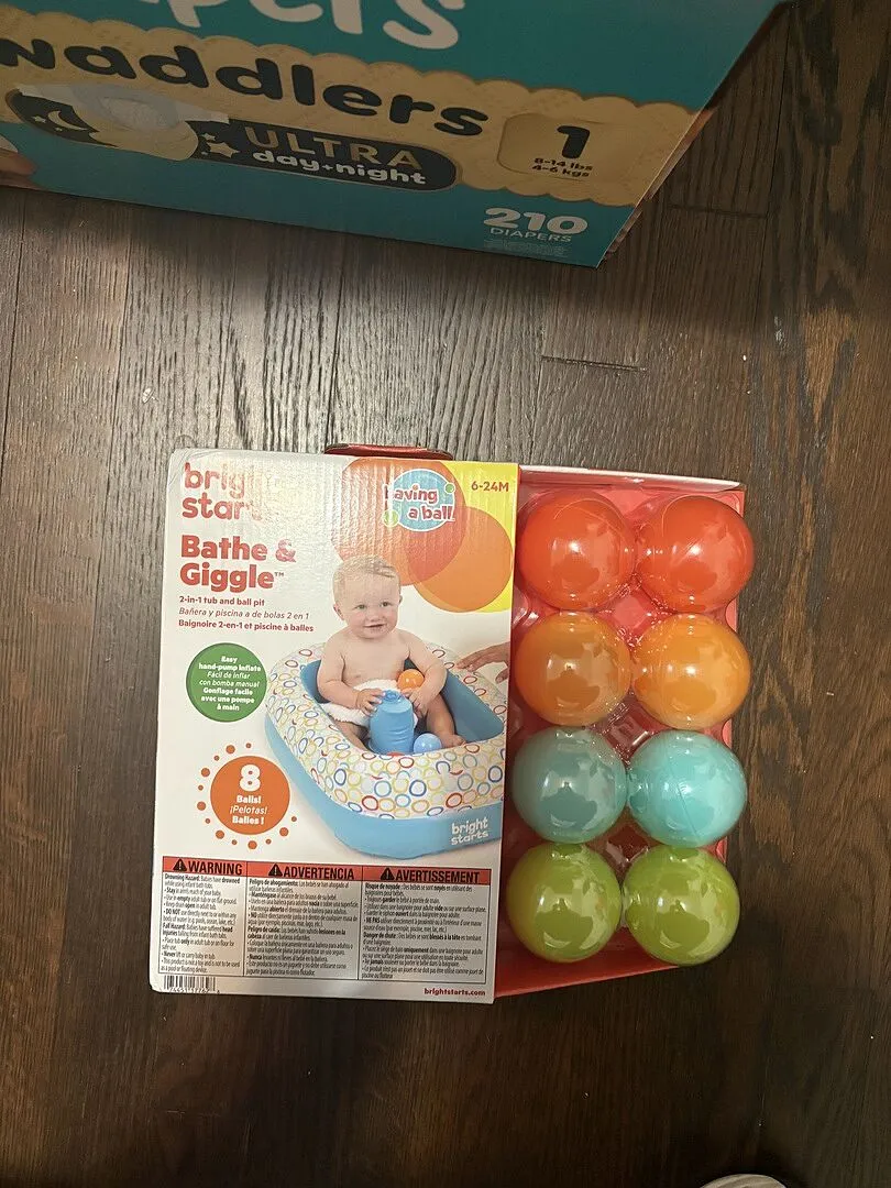 Bright Starts Bathe & Giggle Badewanne Ballbecken