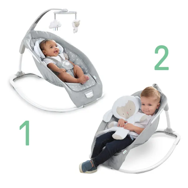 Ingenuity Cuddle Lamb Babywippe mit Vibration Lamm